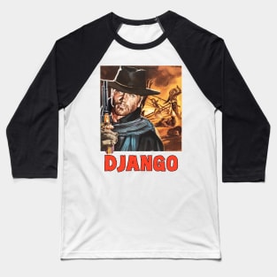 Django Movie Poster Baseball T-Shirt